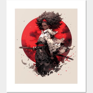 Afro Samurai Girl Posters and Art